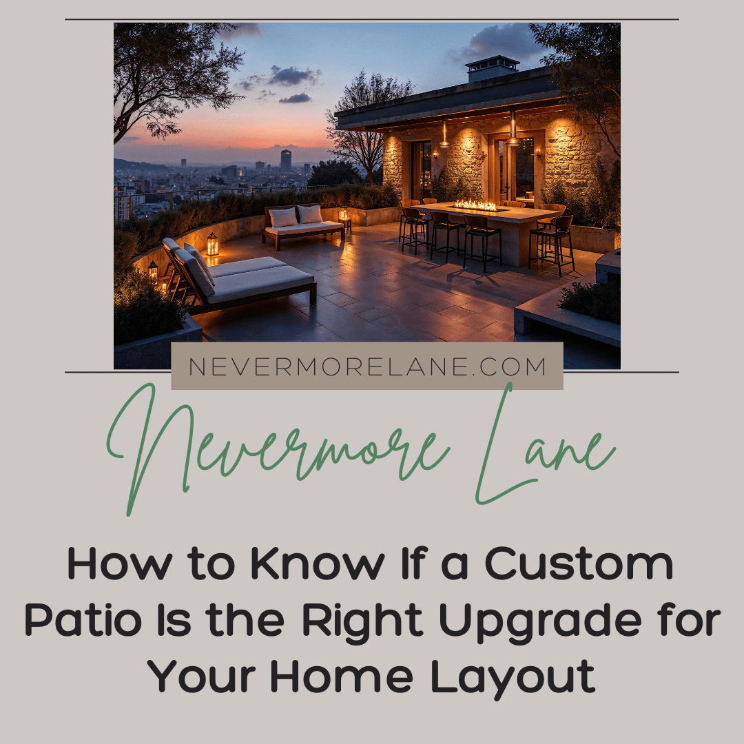 How to Know If a Custom Patio Is the Right Upgrade for Your Home Layout