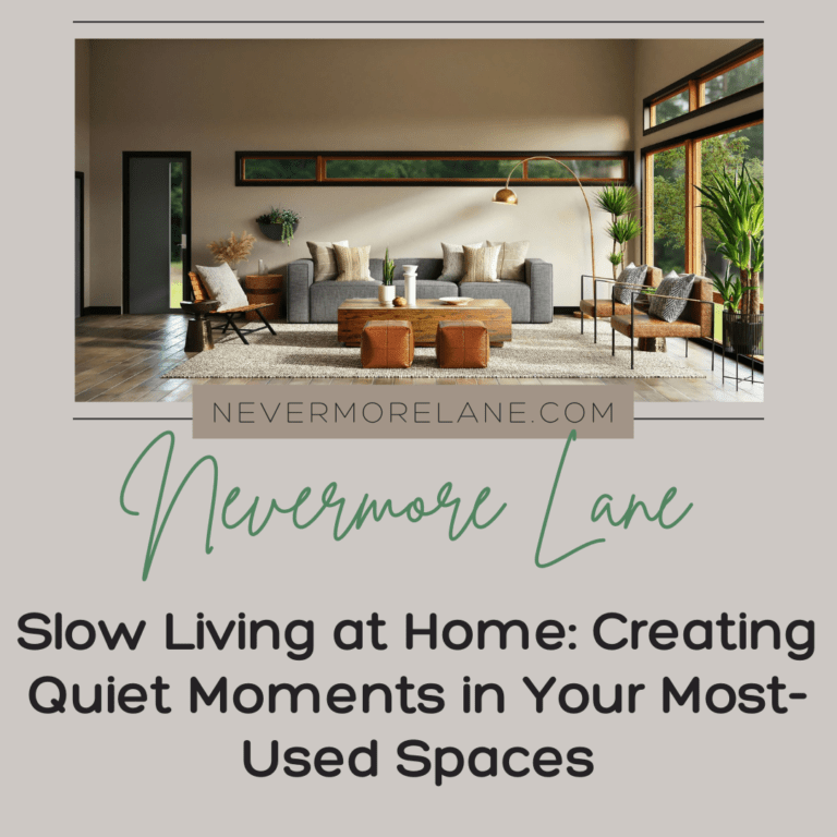 Slow Living at Home: Creating Quiet Moments in Your Most-Used Spaces