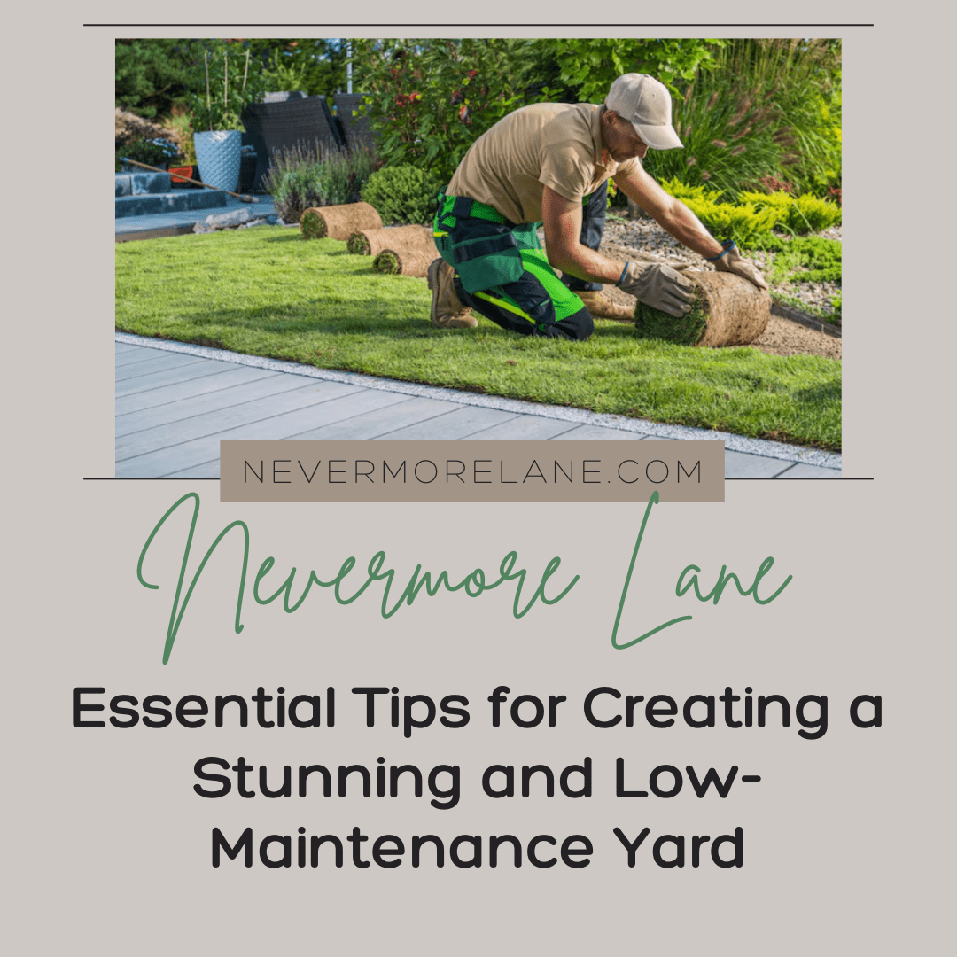 Essential Tips for Creating a Stunning and Low-Maintenance Yard