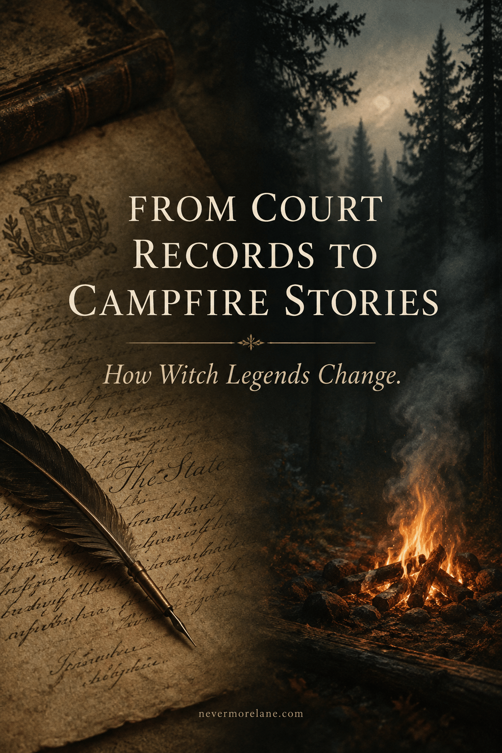 From Court Records to Campfire Stories: How Witch Legends Change